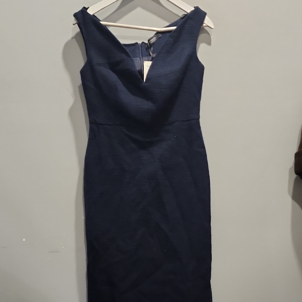 Uterque Medium Navy Dress